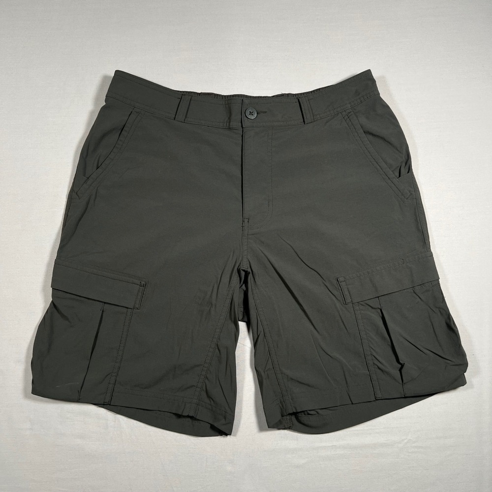 REI Co-op Sahara Cargo Shorts Mens 34 Dark Gray Hiking Outdoor Stretch